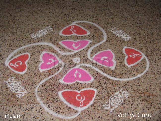 Rangoli: Hearts