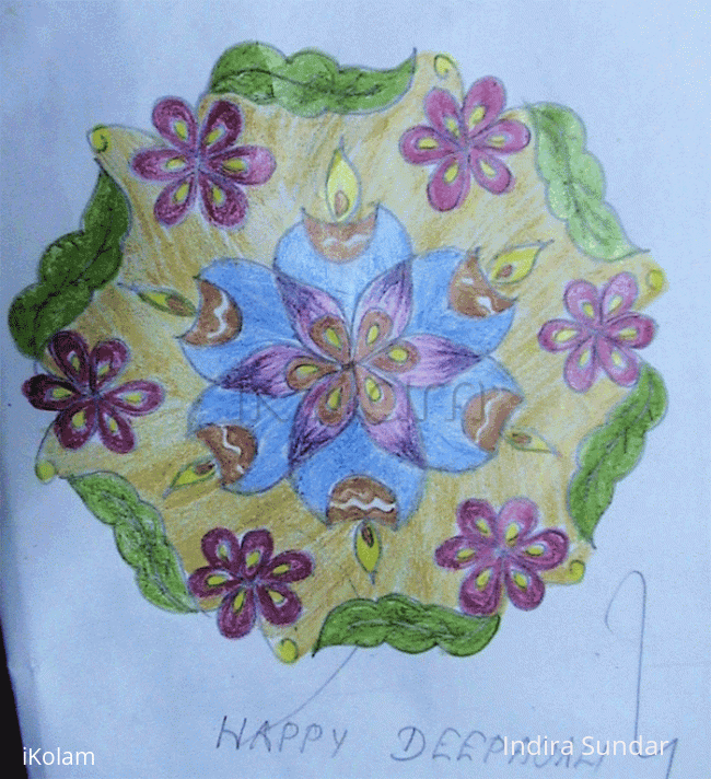 Rangoli: Leaves & Flowers