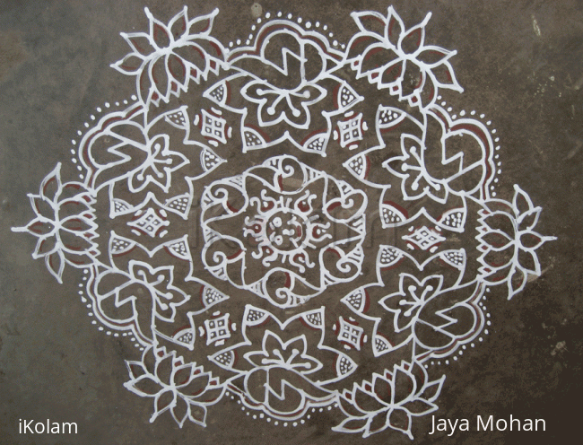 Rangoli: Sangu Pushpam