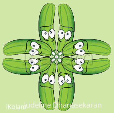 Rangoli: Cool Cucumbers!