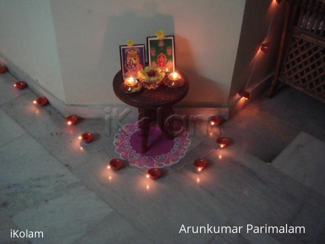 Rangoli: karthikai kolam