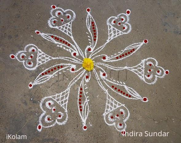 Rangoli: Simple Kolam