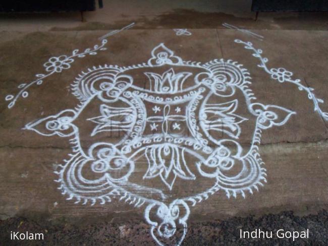 Rangoli: padi kolam