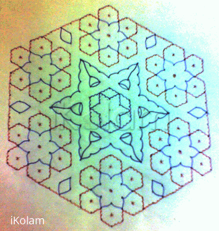 Rangoli: kolam 1