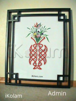 Rangoli: Rangoli - framed art