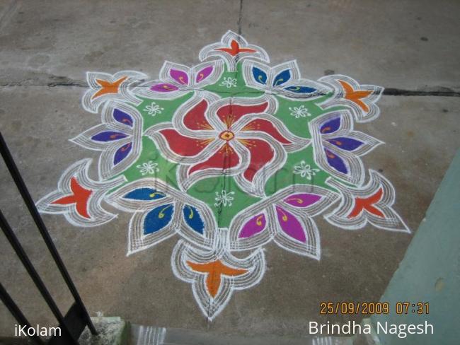 Rangoli: Navrathri Kolam