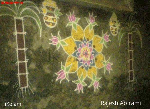 Rangoli: Pongal rangoli