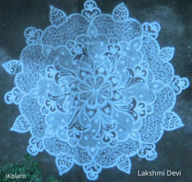 Rangoli: Crystal Lace Tablecloth