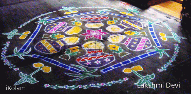 Rangoli: Pongal rangoli