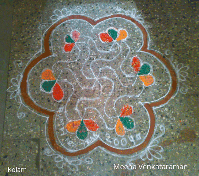 Rangoli: Margazhi Kolam