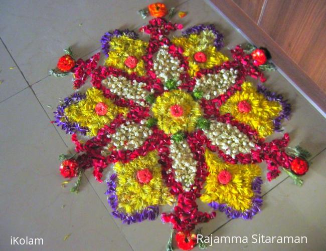 Rangoli: Rangoli - flowers