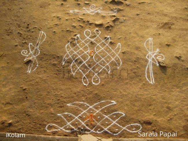 Rangoli: Simple kolam