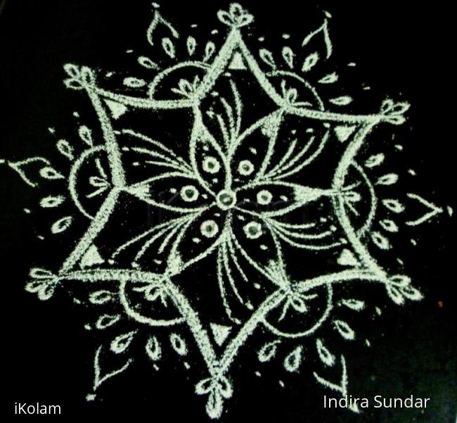 Rangoli: Simple Kolam