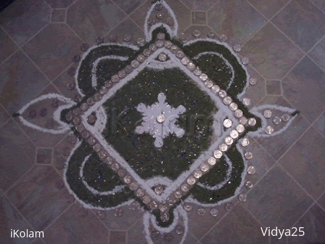 Rangoli: Rangoli with coins