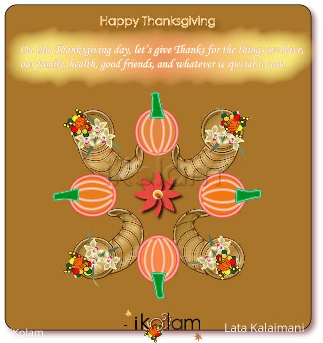 Rangoli: Happy Thanksgiving! rangoli