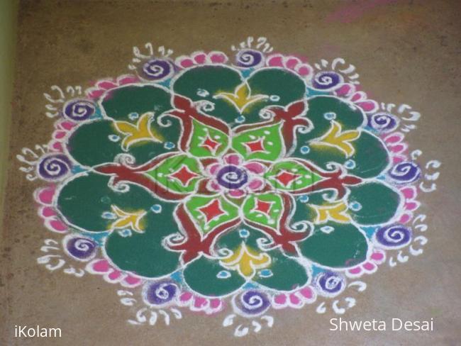 Rangoli: Free hand rangoli