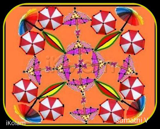 Rangoli: Umbrella Dance