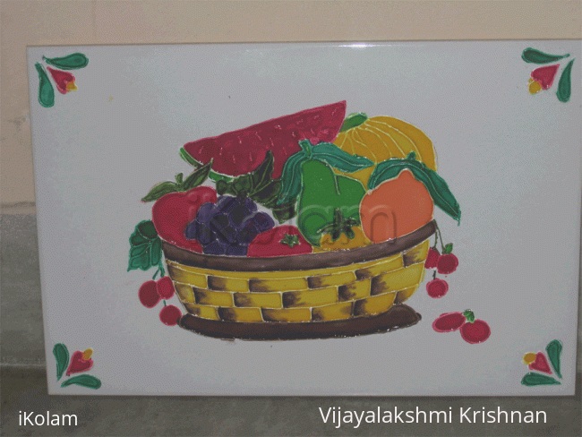 Rangoli: Tile painting