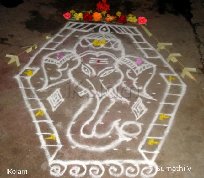 Rangoli: Vinayaka