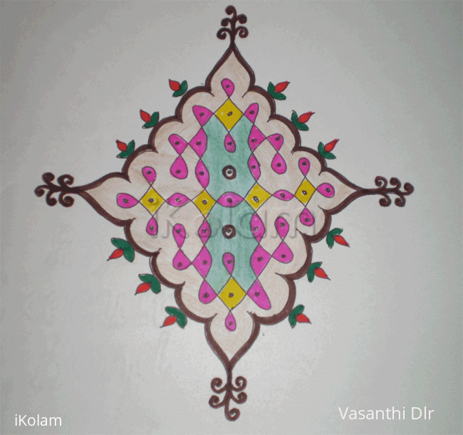 Rangoli: Dotted Kolam