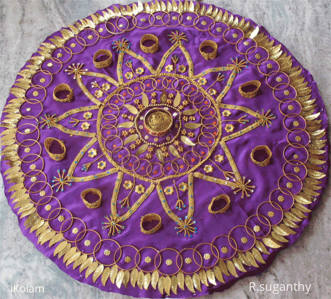 Rangoli: rangoli with jewels