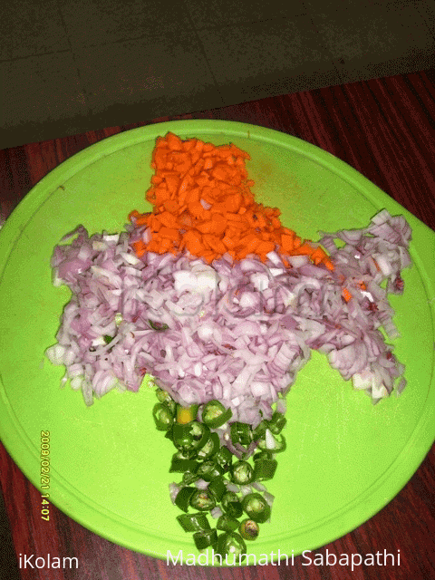 Rangoli: India in vegetables