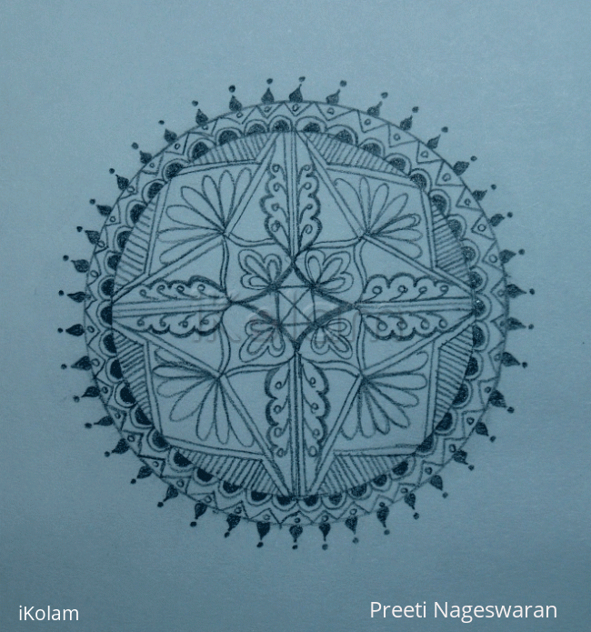 Rangoli: Freehand Rangoli design