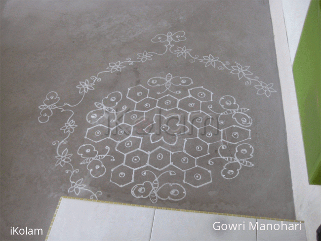 Rangoli: Chalk Kolam in Singapore!