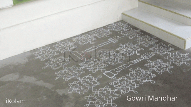 Rangoli: Chalk Kolam in Singapore!