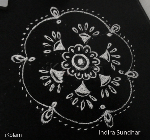 Rangoli: Lace rangoli