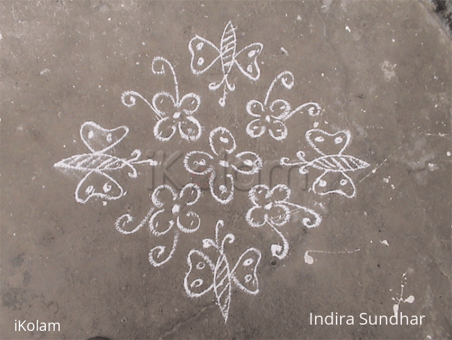 Rangoli: Butterflies