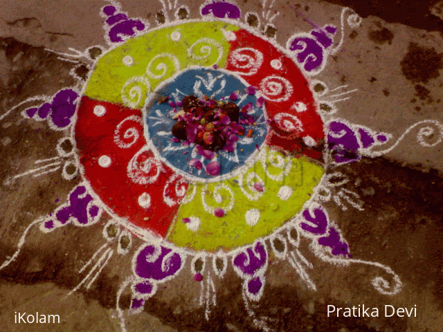 Rangoli: My first rangoli at this site!