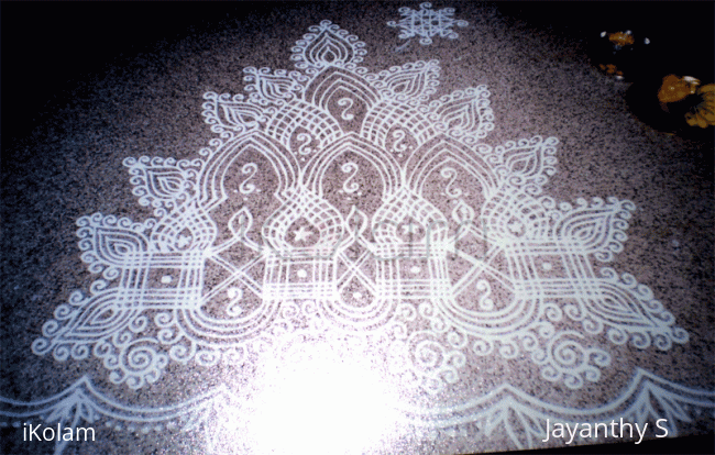 Rangoli: Double manai kolam