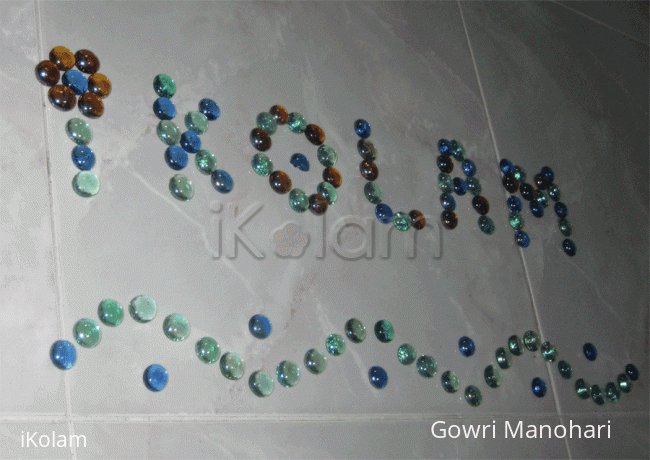 Rangoli: I LOVE iKOLAM