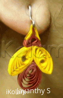 Rangoli: Paper Earring