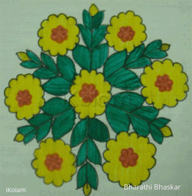 Rangoli: Dotted Kolam