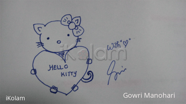 Rangoli: Hello Kitty!!!