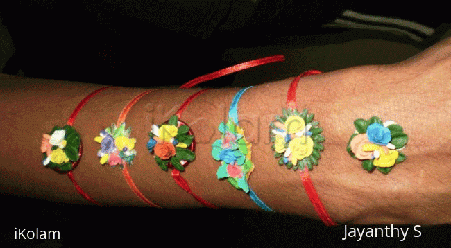 Rangoli: Rakhis