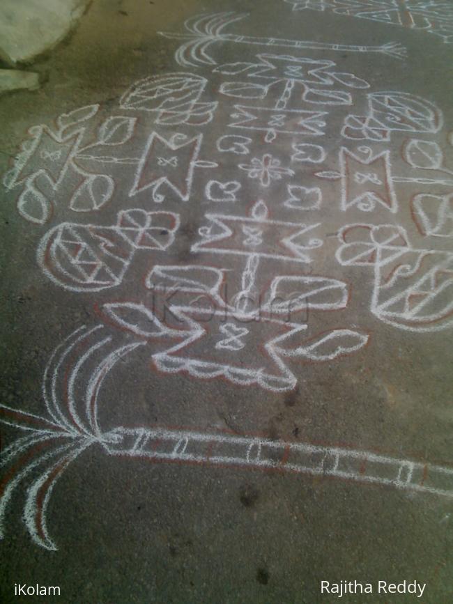 Rangoli: sankranti rangoli 3