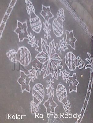 Rangoli: Sankranti rangoli