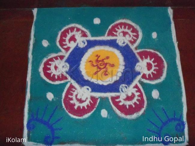 Rangoli: Navarathri rangoli 2