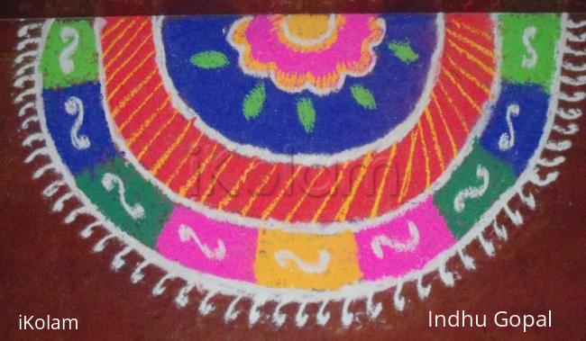 Rangoli: Navrathri rangoli 3