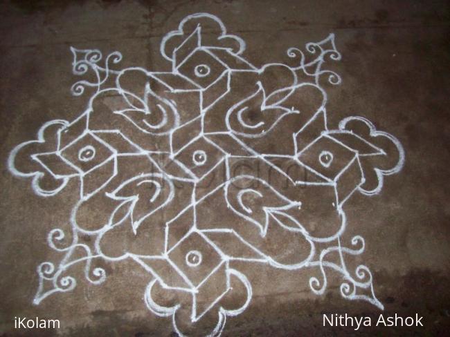 Rangoli: Usual Kolam