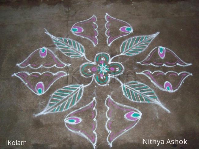 Rangoli: small kolam