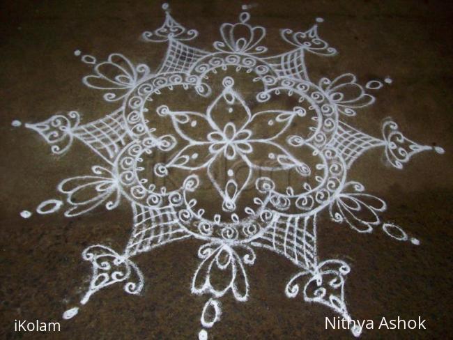 Rangoli: Free hand kolam