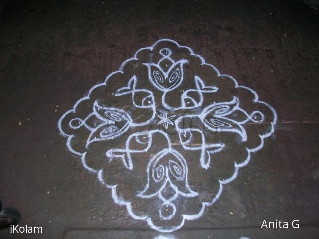 Rangoli: Fish kolam