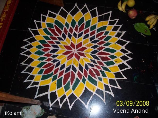 Rangoli: Flower rangoli