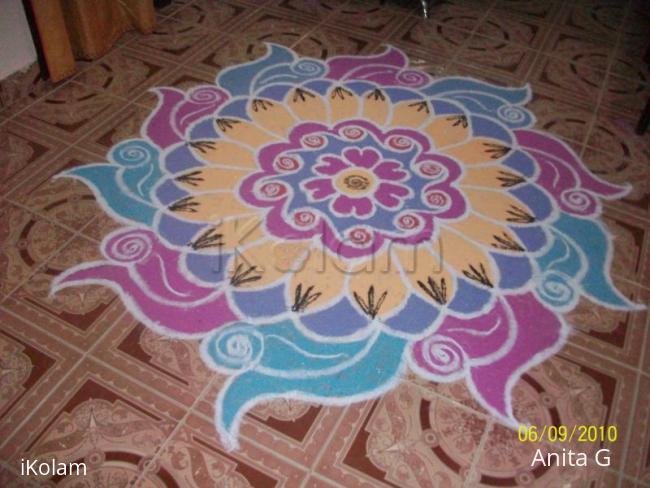 Rangoli: FREE HAND KOLAM