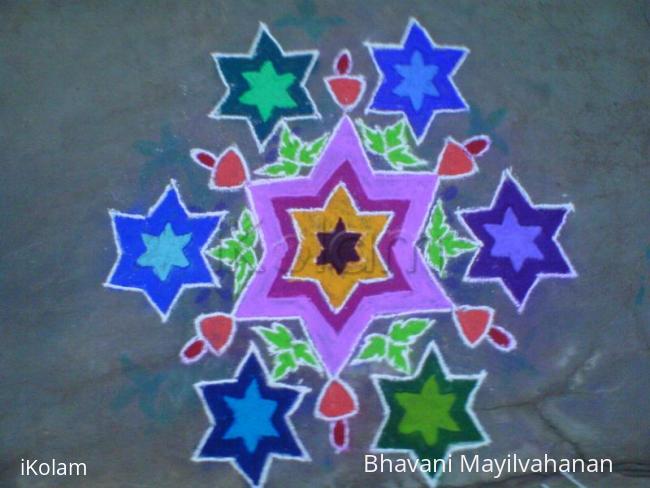 Rangoli: Christmas bells