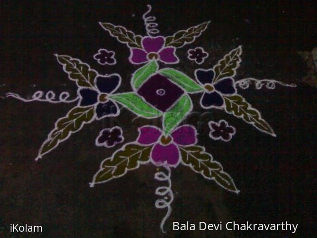 Rangoli: Small kolam